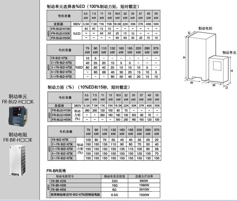 FR-BU2-H55K参数表