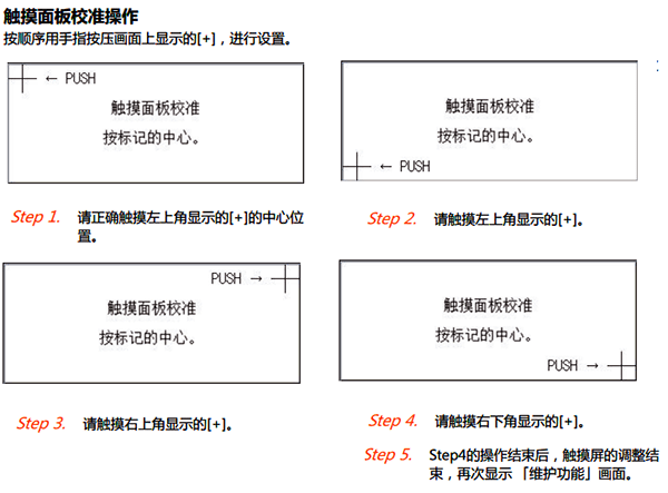 三菱触摸屏校准3