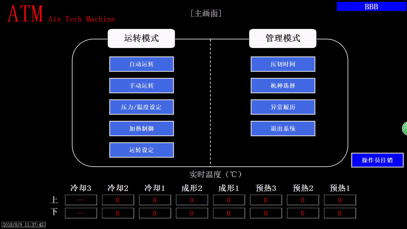 三菱PLC的光学玻璃热处理项目